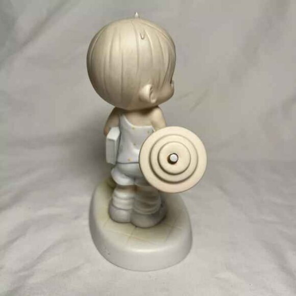 Precious Moments Figurine Believe The Impossible 109487 Vintage 1987 W/Box Tags - Picture 9 of 12